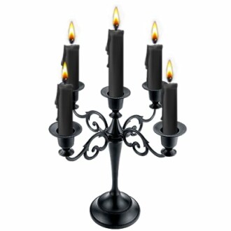 Viscacha 5-Arms Metal Candle Holder