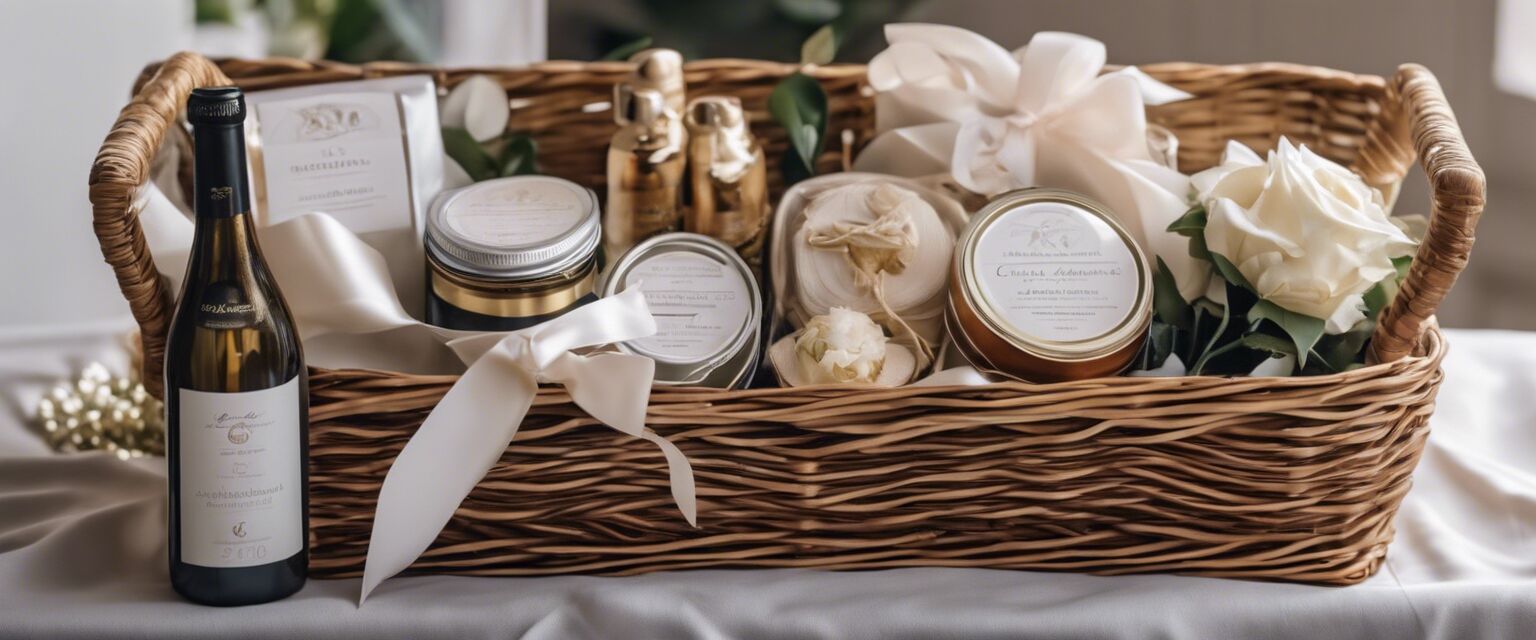 Bridesmaid gift basket