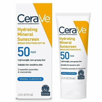 CeraVe 100% Mineral Sunscreen SPF 50