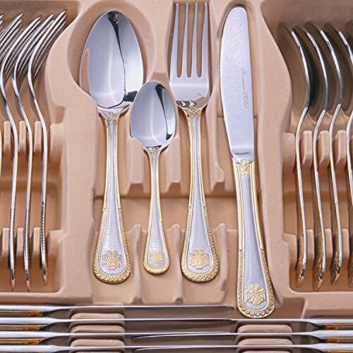 Royal Family Collection 72 Piece Fine Flatware Set