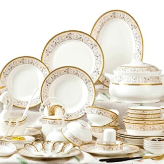 CSCDD Bone China Tableware Combination Set