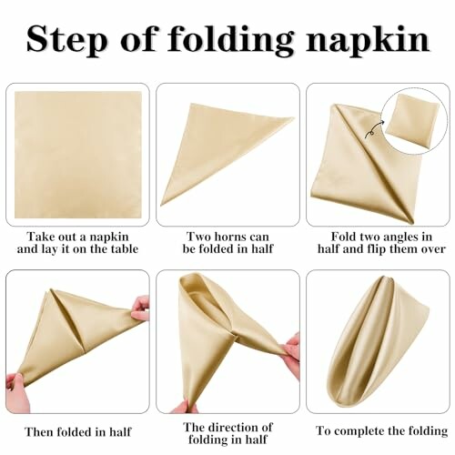 Step-by-step guide to folding a napkin into a sophisticated shape.