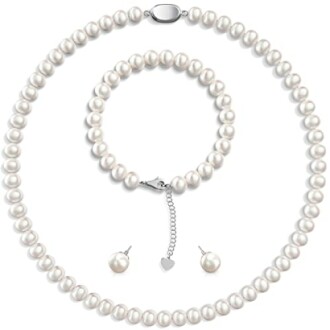 Freshwater Pearl Necklace Set