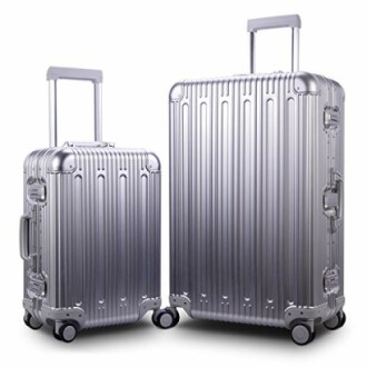 TRAVELKING Aluminum Luggage Set