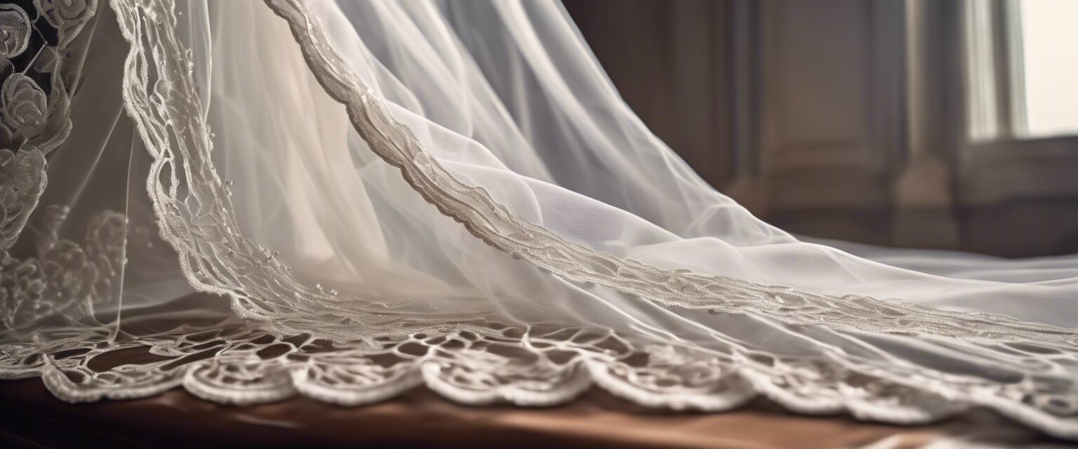 Elegant wedding veil